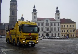 MB Actros 4140 (EURO5) vyproštovací speciál, nástavba Omars T120, naviják 2x 20t, dálkové ovládání nástavby